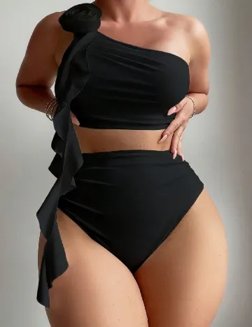 Costum de baie SHEIN, negru