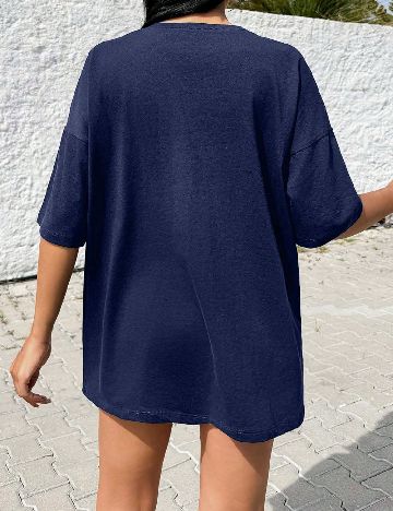 Tricou SHEIN, bleumarin