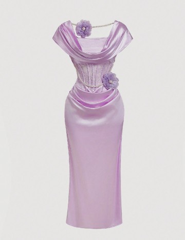 Rochie lunga SHEIN, mov