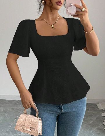 Bluza SHEIN, negru