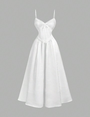 Rochie medie SHEIN, alb