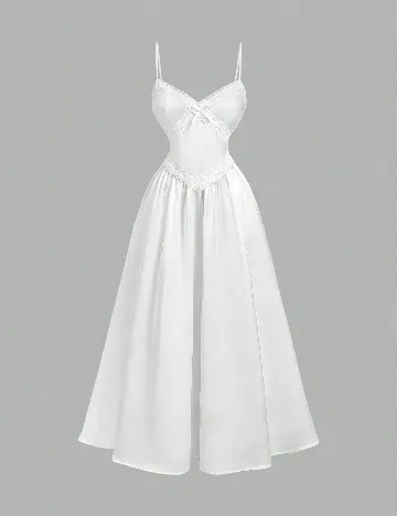 Rochie medie SHEIN, alb