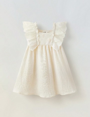 Rochie Shein Kids, ecru