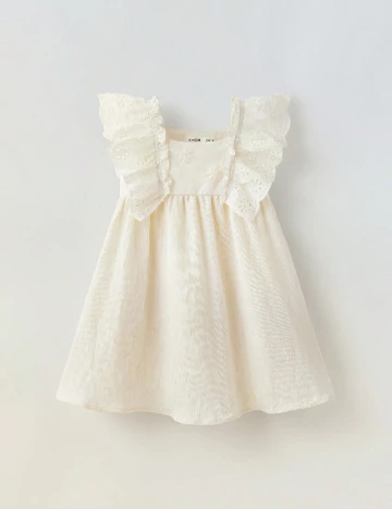 Rochie Shein Kids, ecru