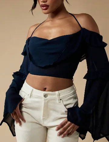 Top Missguided, bleumarin