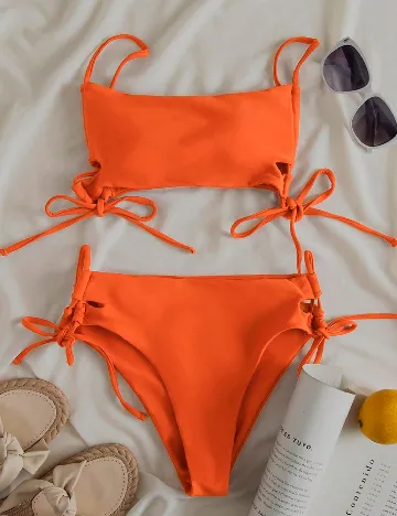 Costum de baie SHEIN, portocaliu
