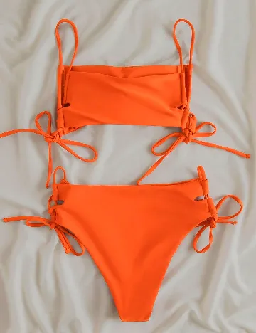 Costum de baie SHEIN, portocaliu