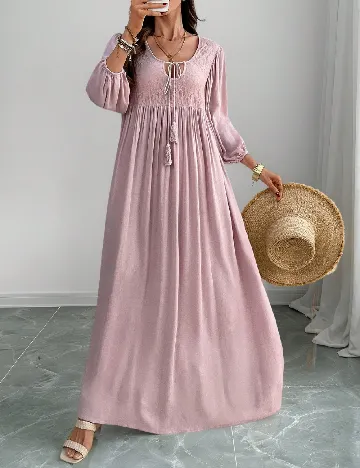 Rochie lunga Emery Rose, roz