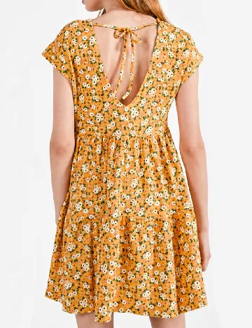 Rochie scurta Bershka, portocaliu