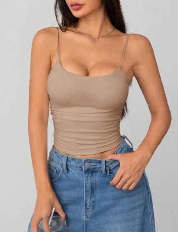 Top SHEIN CURVE, maro