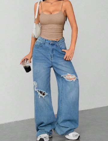 Top SHEIN CURVE, maro