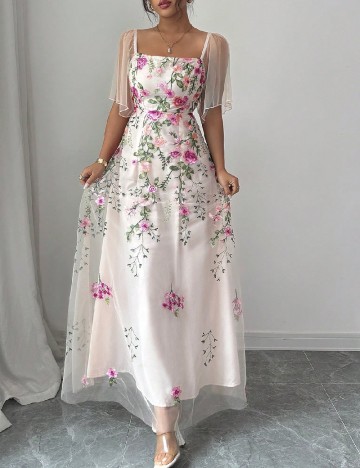 Rochie lunga SHEIN, floral print
