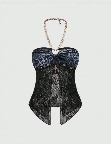 Top Romwe, negru