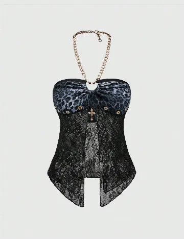 Top Romwe, negru