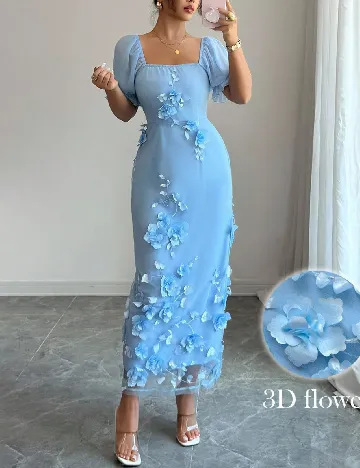 Rochie lunga SHEIN, albas
