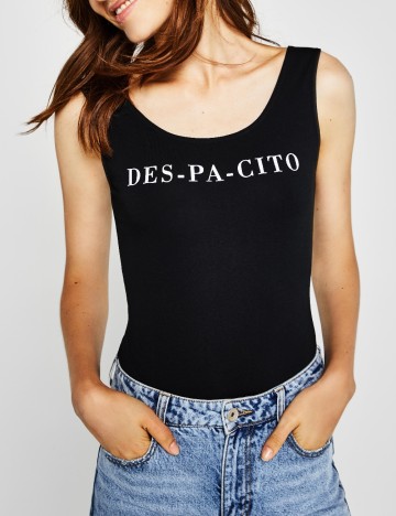 Body Bershka, negru