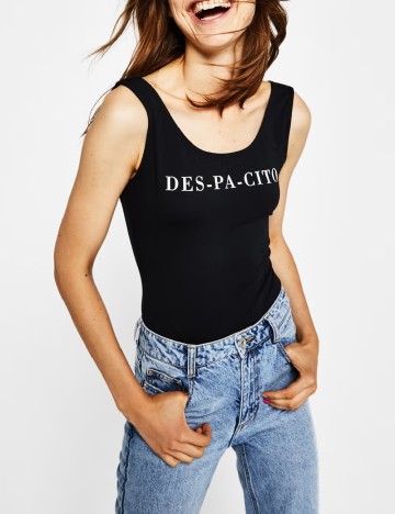 Body Bershka, negru