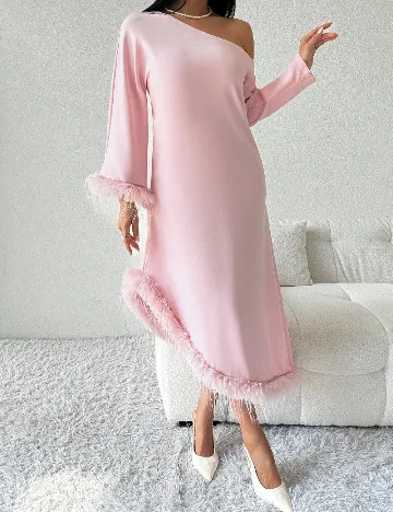 Rochie medie SHEIN, roz