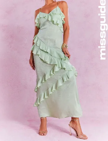 Rochie lunga SHEIN, verde