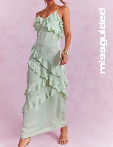 Rochie lunga SHEIN, verde