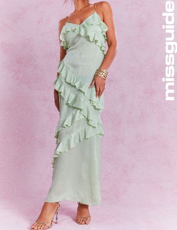 Rochie lunga SHEIN, verde