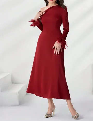 Rochie lunga SHEIN, rosu