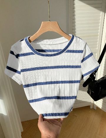 Top SHEIN, alb