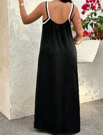 Rochie lunga SHEIN CURVE, negru