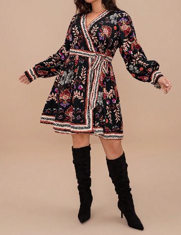 Rochie scurta SHEIN CURVE, mix culori