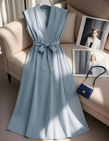 Rochie medie SHEIN, albastru