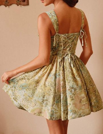 Rochie scurta SHEIN, verde