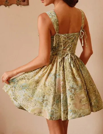 Rochie scurta SHEIN, verde