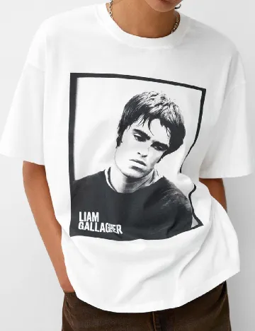 Tricou Bershka, alb