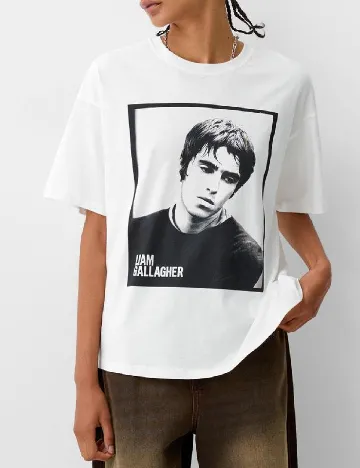 Tricou Bershka, alb