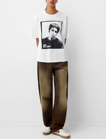 Tricou Bershka, alb