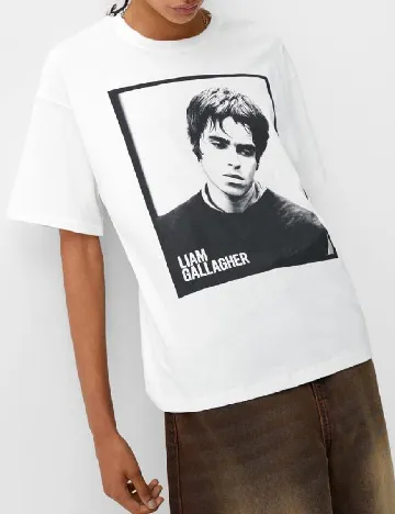 Tricou Bershka, alb