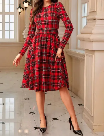 Rochie scurta SHEIN, rosu