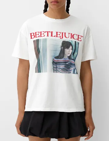 Tricou Bershka, alb