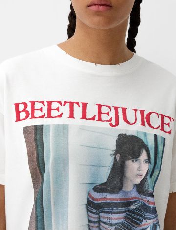 Tricou Bershka, alb