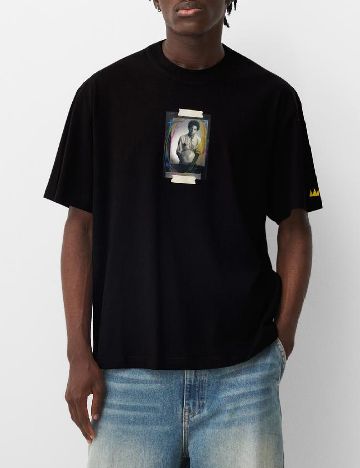 Tricou Bershka, negru