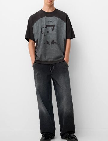 Tricou Bershka, negru