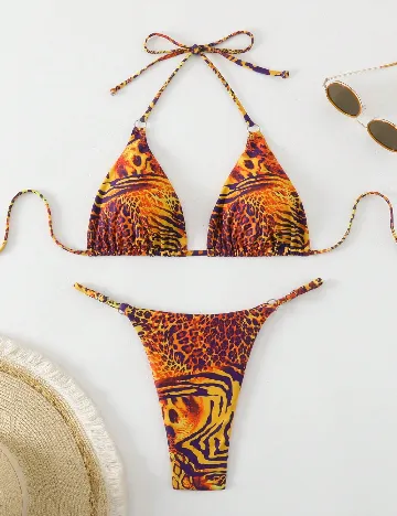 Costum de baie SHEIN, mix culori