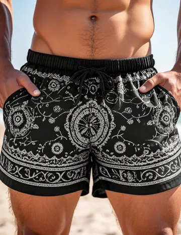 Pantaloni scurti SHEIN, negru