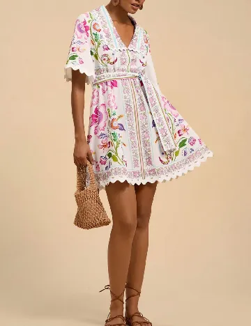 Rochie scurta SHEIN, alb