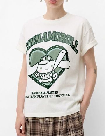 Tricou Bershka, alb