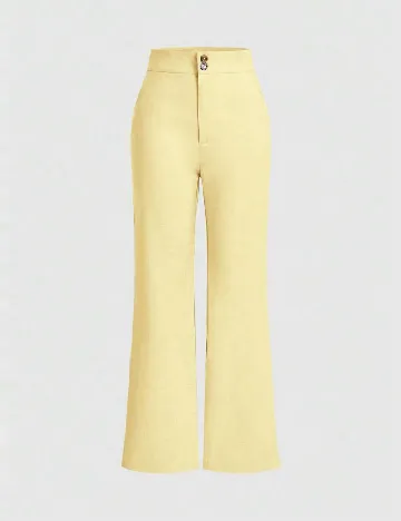 Pantaloni SHEIN, galben