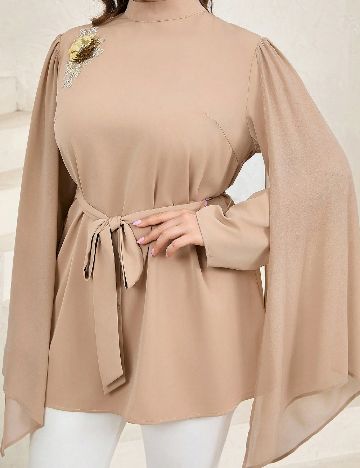 Bluza SHEIN CURVE, maro