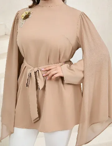 Bluza SHEIN CURVE, maro