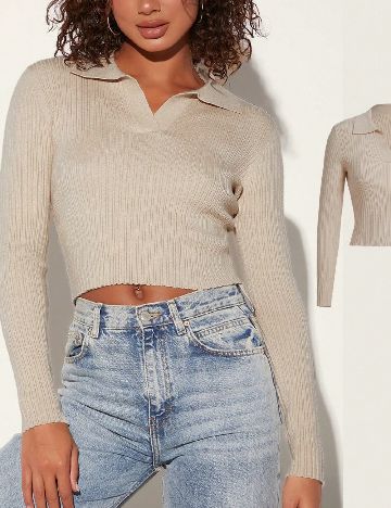 Top SHEIN, crem