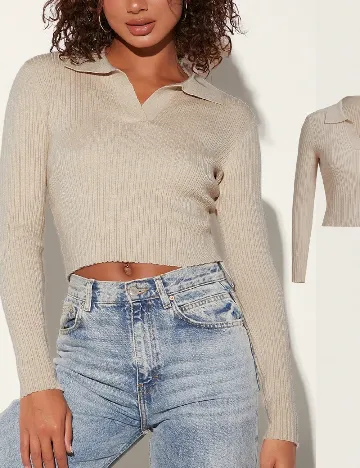 Top SHEIN, crem